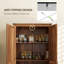Armoire de cuisine, armoire avec tablettes réglables