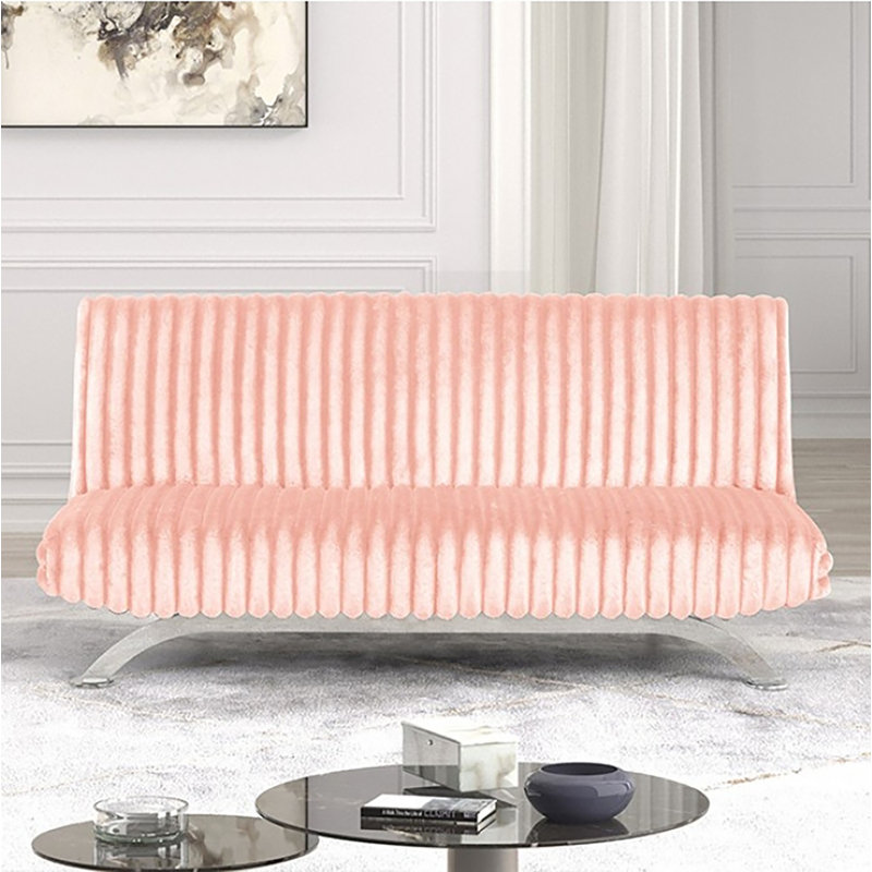 Beasha Convertible Sofa,  Pink