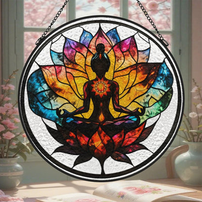 Vitrail pour vitrail Lotus