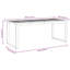 7 Piece Garden Dining Set Metal
