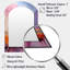 Blushing Horizon II - Pink Modern Arch Wall Mirror-724206432