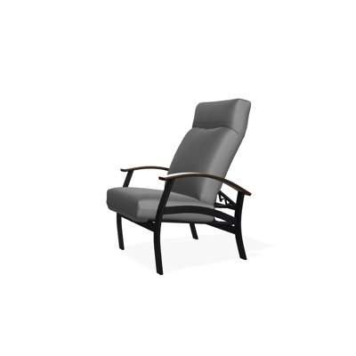 Askar Powder Coated Aluminum Outdoor Lounge Chair , Sunbrella® Cushions Included