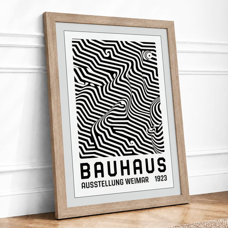 Bauhaus Ausstellung Weimar Geometric - Print, A1 - 84.1 x 59.4 cm, Oak