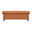 Ensemble de chesterfield en cuir 2 pièces Arlisa - ensemble canapé et causeuse capitonné à boutons-900516648