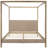Bary Boucle Canopy Bed-1619888059