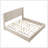 Solid Wood Platform Bed Frame with Headboard, No Box Spring Needed, Easy Assembly, King Size, Durable and Stylish-43860324-43860327