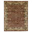 High-Quality Hand-Knotted Red And Cream Area Rug