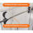 56-60 in. W x 76 in. H Single Sliding Frameless Shower Door in Chrome with 3/8 in.（10mm）Clear Tempered Glass-124840887