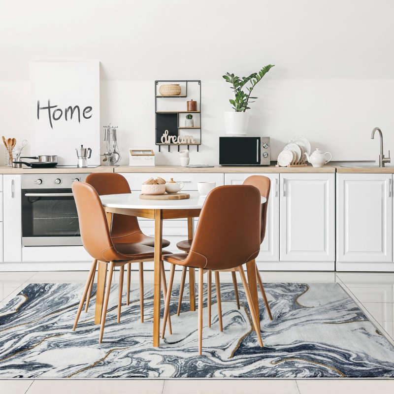 Hannafius Abstract Indoor Rug, Rectangle 8' x 10'