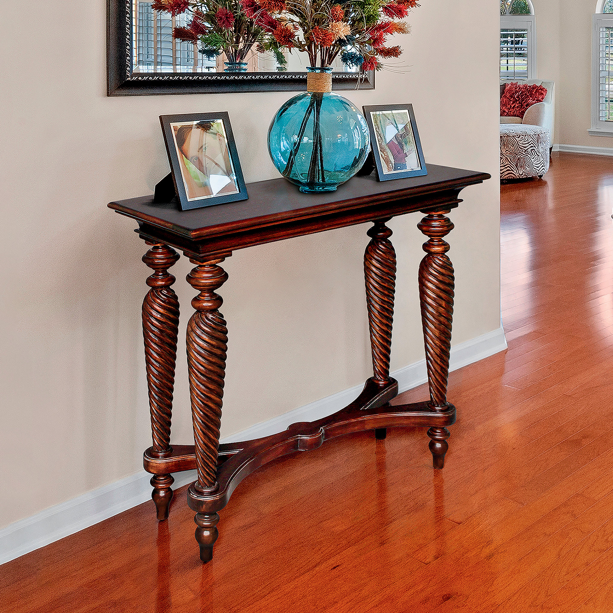 Design Toscano Hardwick Hall 35'' Solid Wood Console Table - Wayfair Canada