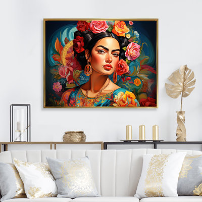 Fridas Essence In Popart Fashion Mexican Art - Pop Art Wall Art