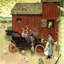 Reproduction d’art sur toile tendue, "l’agriculteur accepte une touche" par norman rockwell-2077044294