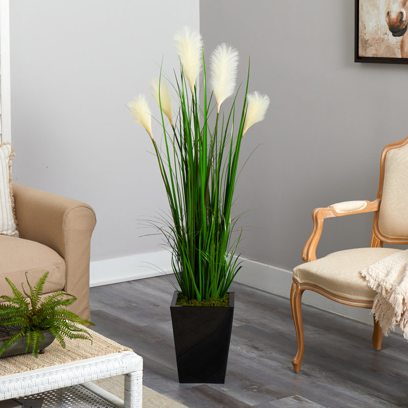 Herbe artificielle 54 po en pot