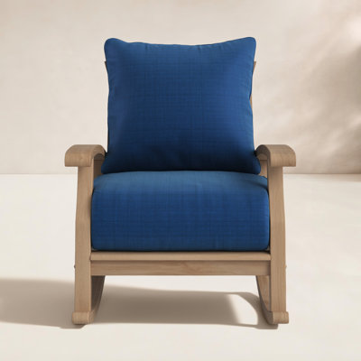Summerton Teak Patio Rocking Chair
