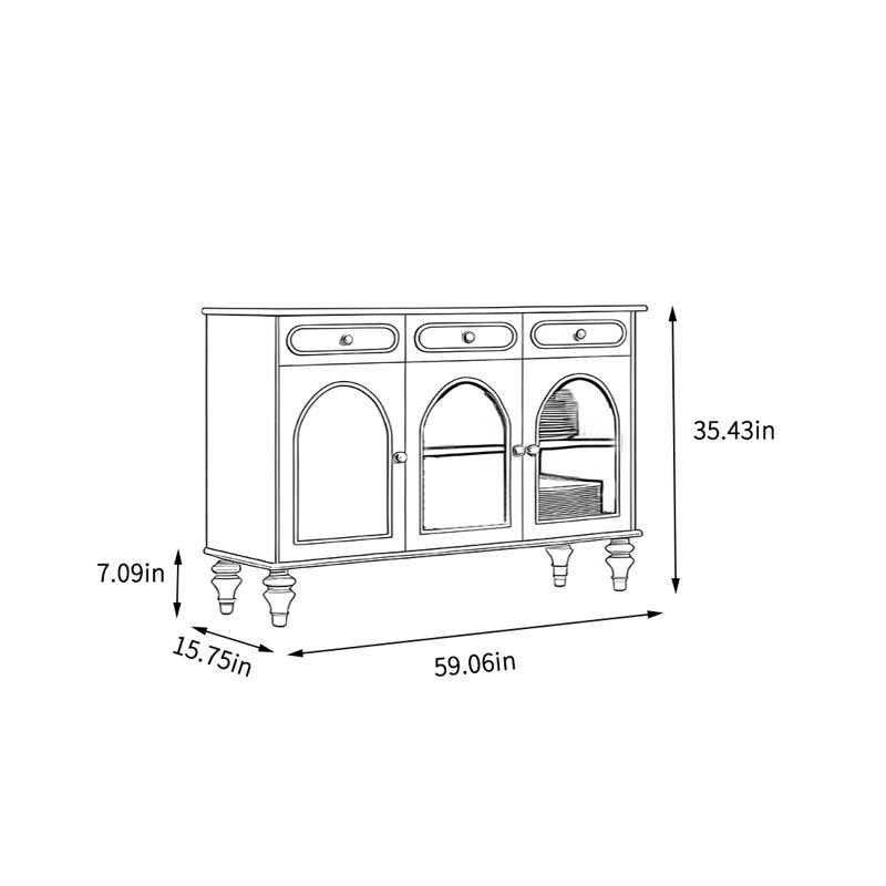 Armoire de rangement de grande capacité, H 35,43 po x l 59,06 po x P 15,75 po