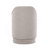 18" Upholstered Vanity Stool With Swivel In Grey Fabric-665496897