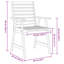 Solid Wood Patio Dining Set Table,-766764039