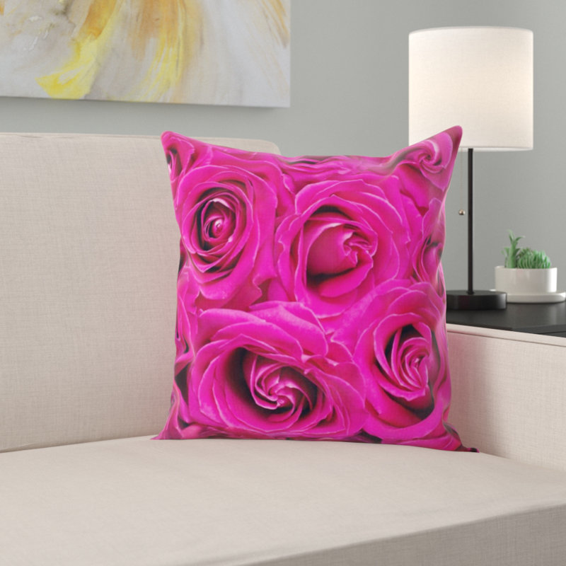 Coussin roses