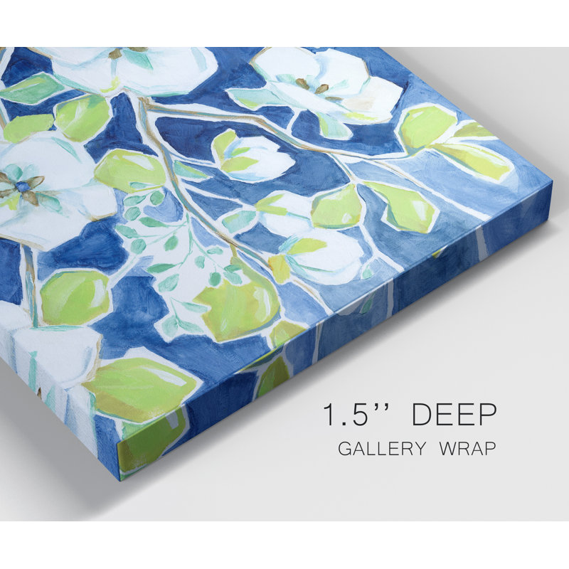 Modern Garden V - Impression sur toile tendue, H 12 po x l 8 po x P 1 po