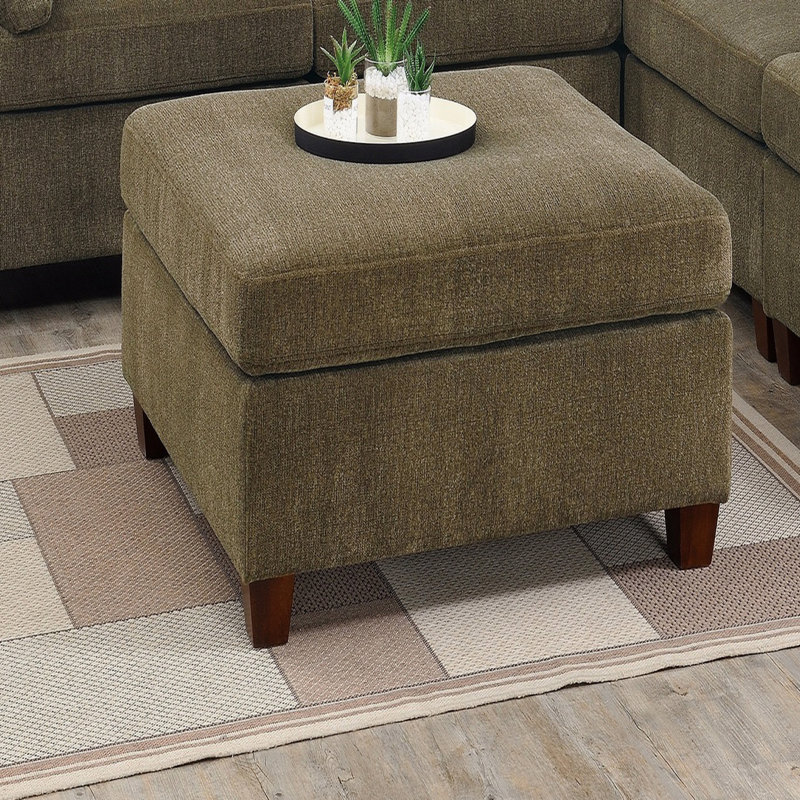 Repose-pieds contemporain 1pc, Tanné
