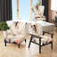 Fauteuil de chambre rembourré Peach Cream