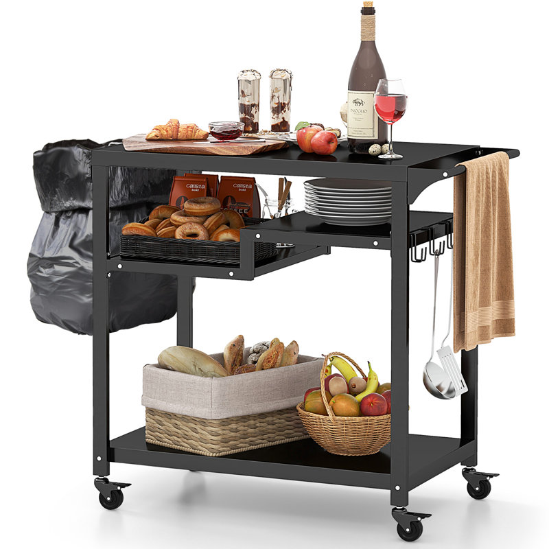 Metal Bar Cart