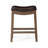 Maven Lane Adrien Backless Saddle Stool with Faux Leather Upholstery-1195706294-1195706288