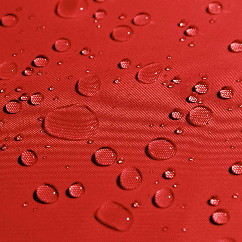 Toile d'ombrage carrée, 14 pi x 14 pi, Rouge