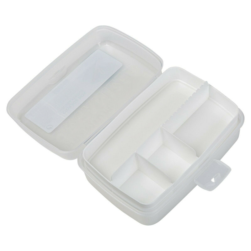Urbn-Living Plastic Decorative Bin, White