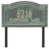 Signature Series 2-Line Lawn Address Sign