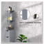 Armoire de rangement de 54 po de hauteur avec tablettes et tiroirs