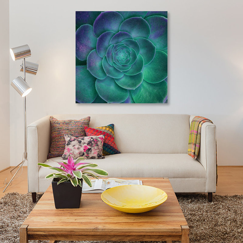 «Surréalisme II», impression sur toile, H 12 po x l 12 po x P 0,75 po, Toile tendue, Pas de tapis
