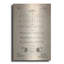 «Telegraphy Blueprint Brevet Parchment», art mural en métal-231185157