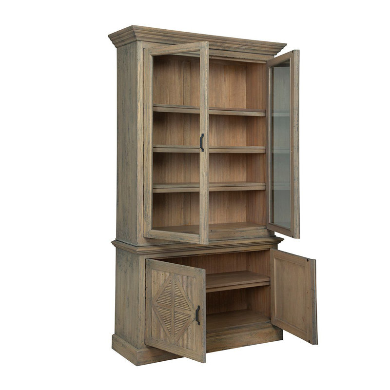 Armoire haute Annistin, brun grisâtre, 90 po