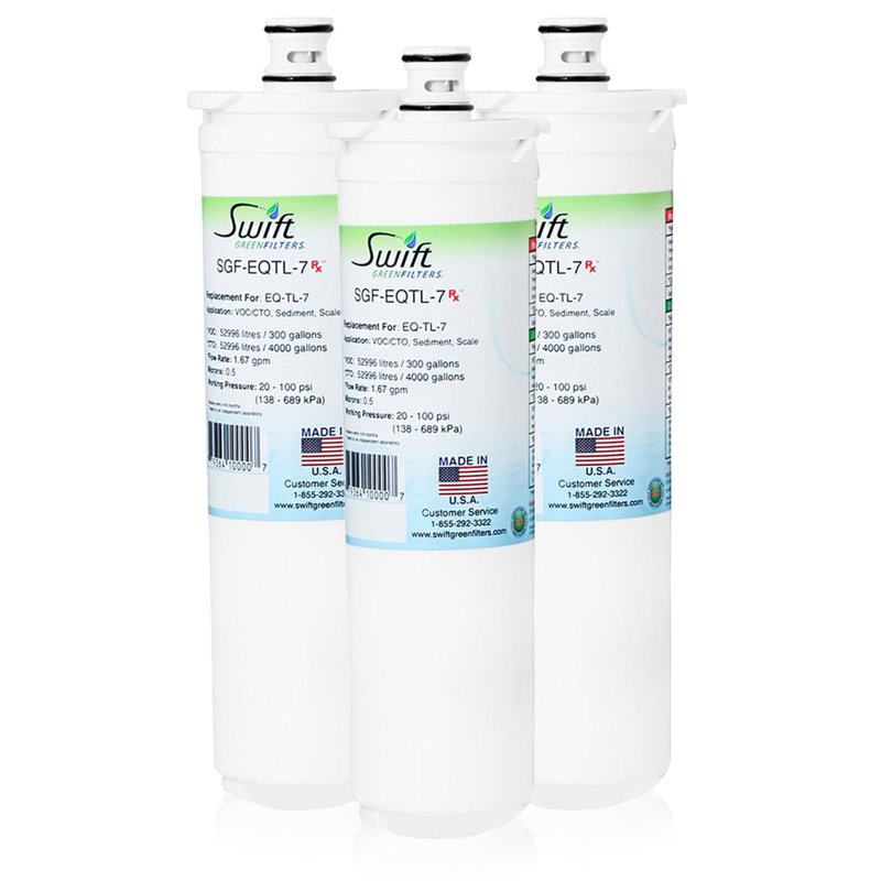 Swift Green Filters SGF-EQTL-7 Compatible Commercial Water Filter for Bunn EQ-TL-7 , Made in USA-3 Pack