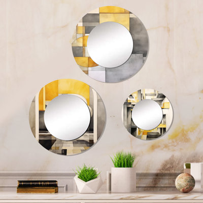 Dilany Metal Round Mirror