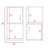 Oba 2-Pc Wall-Mounted Bathroom Medicine Cabinet With Open And Closed Storage-1080865393