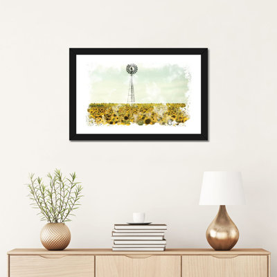 " Windmill Sunflowers " by Kimberly Allen