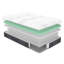 Matelas simple 12 po - Gel de thé - Mousse à mémoire de forme et ressorts ensachés pour une nuit de sommeil reposante avec une nuit sereine dans la chambre-1481744233