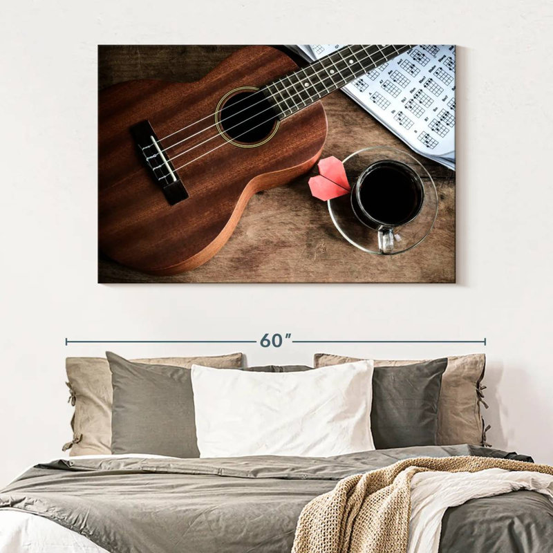 Abarca Coffee And Ukulele, 34" H x 51" W