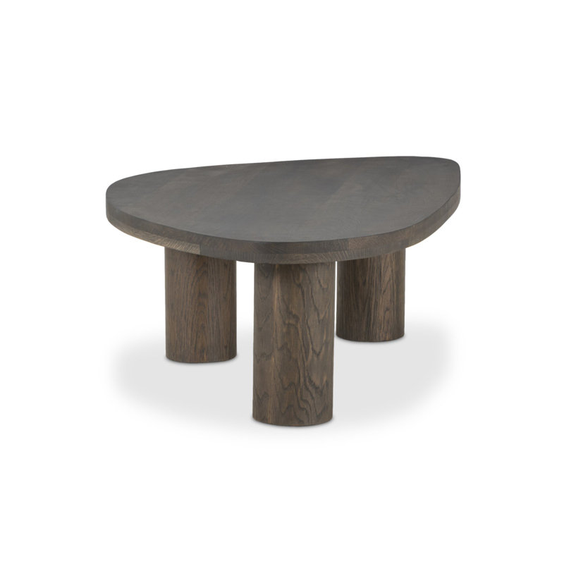 Zion Coffee Table - Small Table - Merlot, 15" H x 30" L x 48" W, Gray Tobacco Oak
