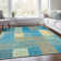 Premium Machine Washable Prisco Teal Rug