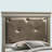 Elegant Silver Champagne Twin Bed