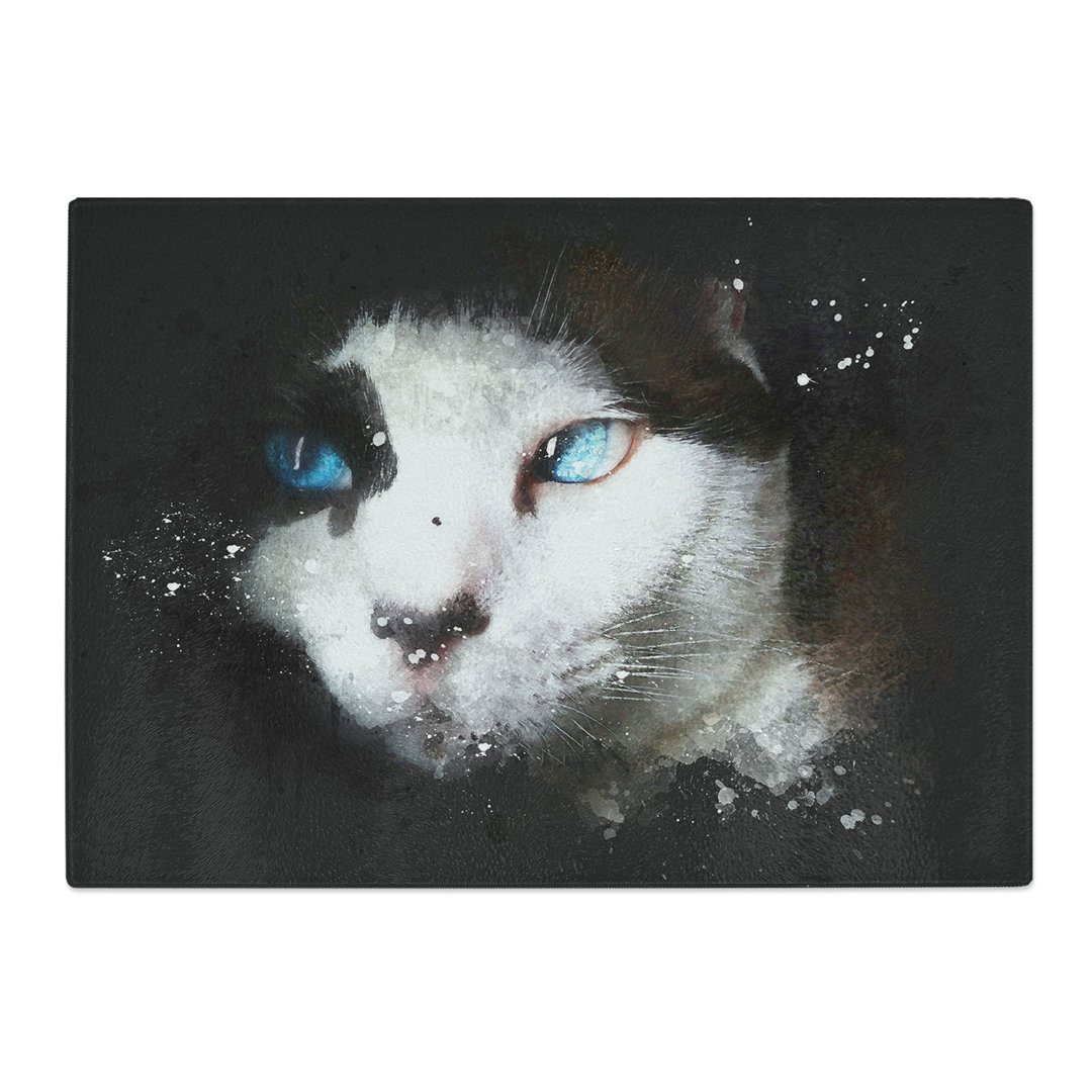 Portrait of a Cat Vol.10 Paint Splash Chopping Board