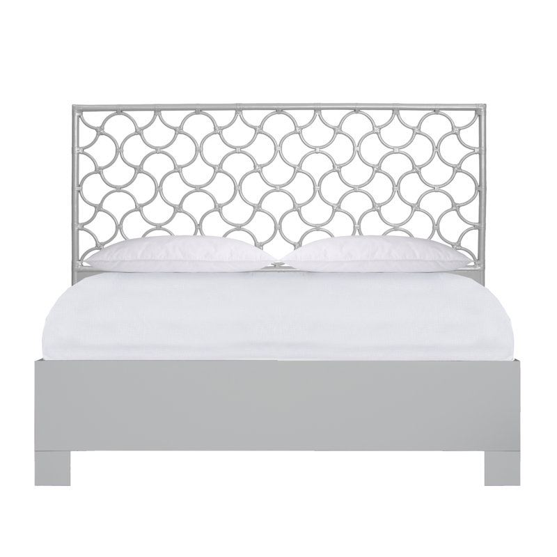 Mar Collection Bed, Light Gray, King