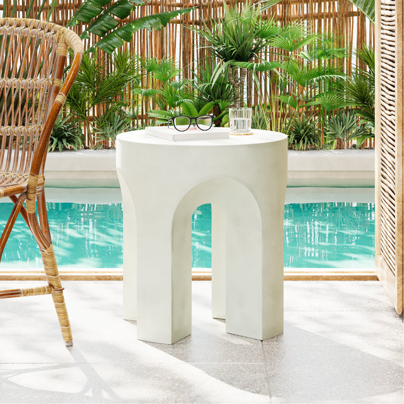 Table d'appoint / table de bout d'extérieur Mgo