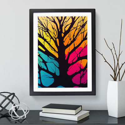 Vibrant Abstract Trees No.7 - Wall Art