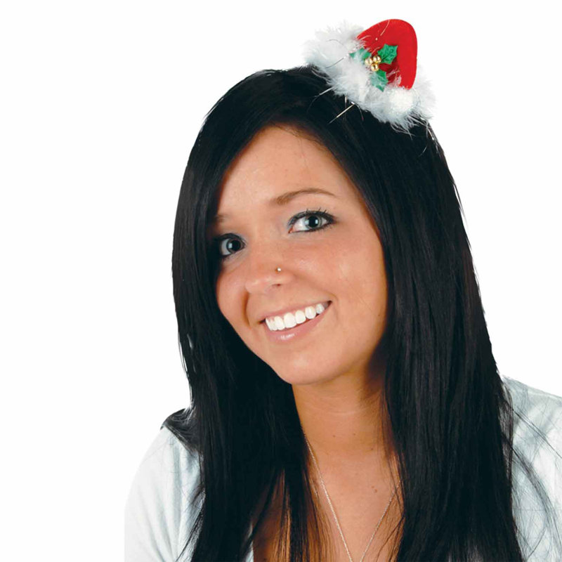 Pince à cheveux de Noël père Noël