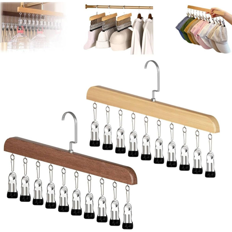 2PCS Space Saving Hanging Closet Organizer