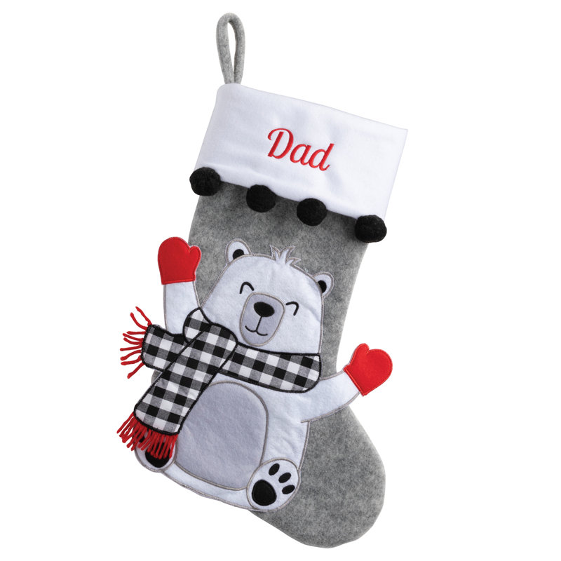 Chaussette de Noël à carreaux, Oui